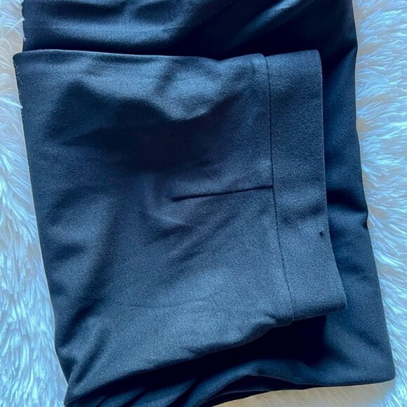 Anne Klein Wide Leg Pull On Black Dress Pants M - Picture 8 of 13